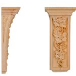 تم تصميم وتنفيذ اكسسورات خشب لأعمال النجارة والديكور بشكل مستطيل لتناسب التصاميم الكلاسيكية لتكون العنصر المحوري في أي قطعة أثاث أو ديكور داخلى ، بتفاصيل منحوتة يدويًا مستوحاة من الطراز الأوروبي العريق، لتضفي لمسة ملكية